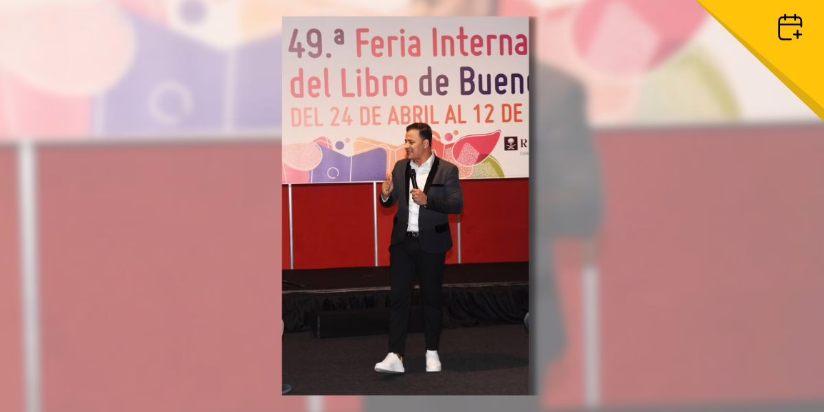 Ronny Oliveira y un mensaje que marcó la Feria Internacional del Libro de Buenos Aires