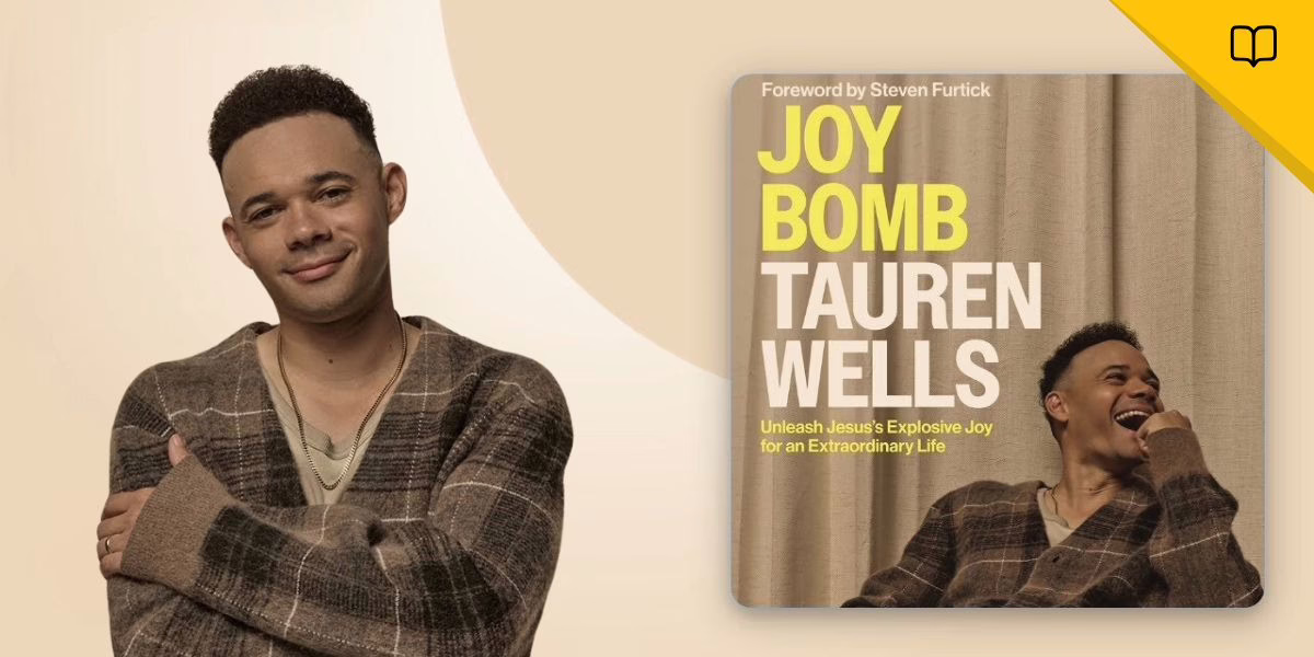 Tauren Wells lanza su primera “Bomba de Gozo”: un libro sobre felicidad, fe y propósito