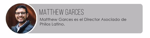 Matthew Garces se desempeña como Director Asociado de Philos Latino